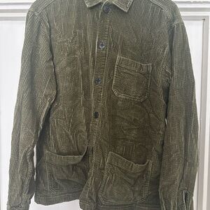 3sixteen Olive Green Corduroy Chore Jacket